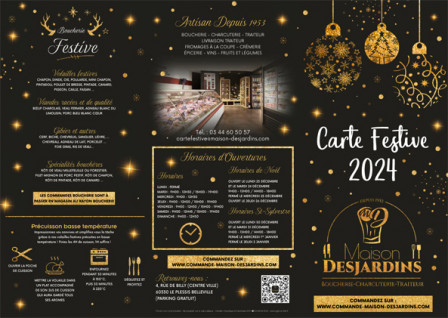 CARTE FESTIVE 2024